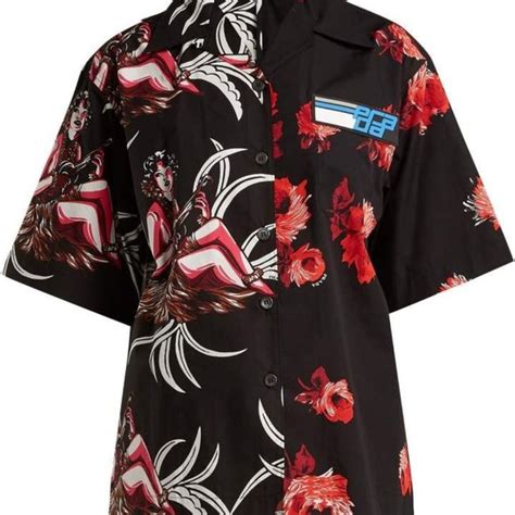 red prada shirts|Prada hawaiian shirts.